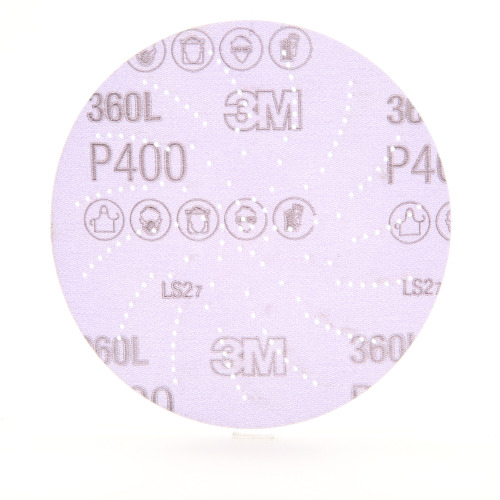 3M™ Hookit™ Clean Sanding Disc 360L, 01708, 5 in P400, 100 per inner 500
per case